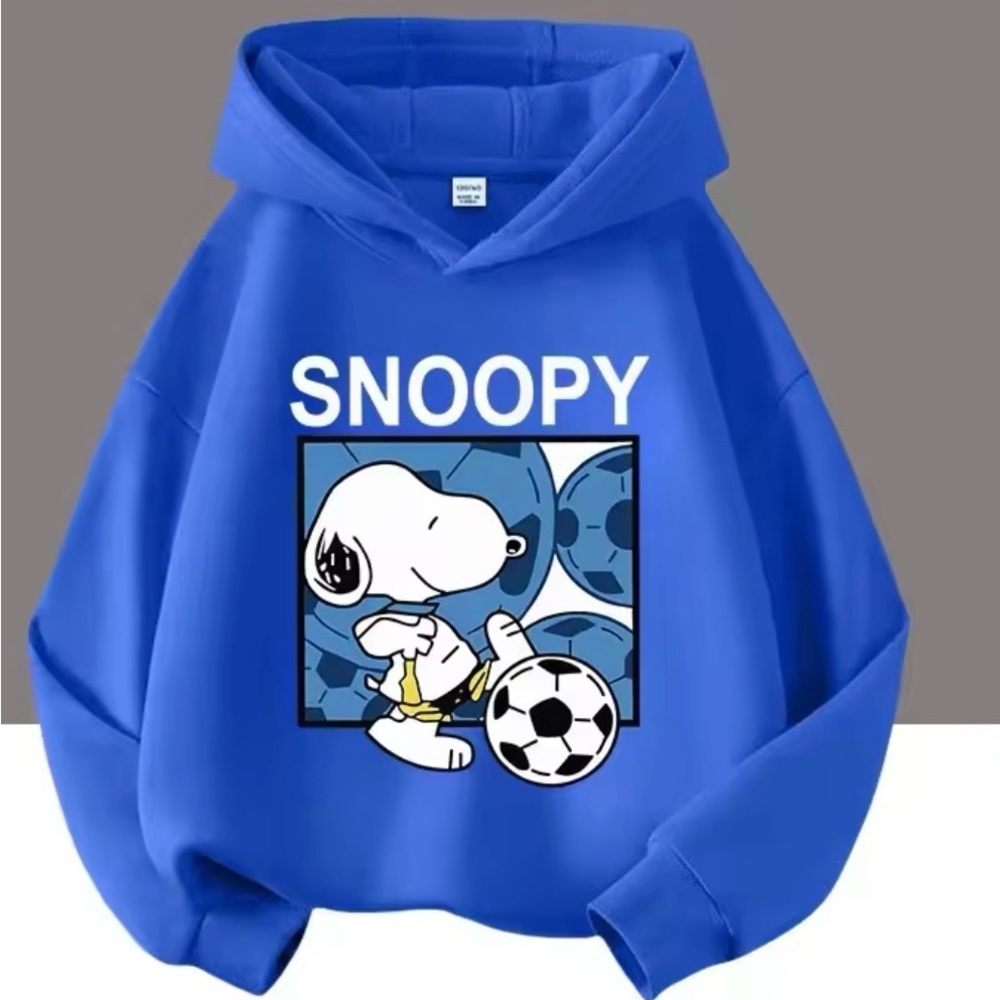Snoopy blue Kids Hoodie